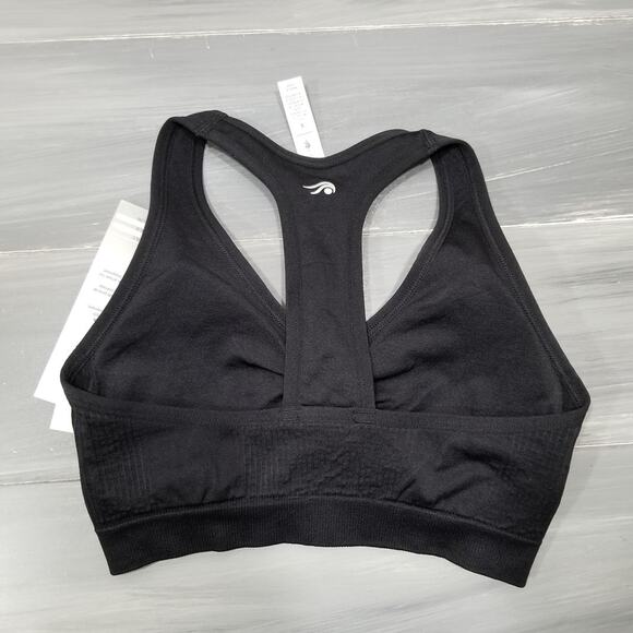 Ideology Sports Bra Bralette Low-Impact Racerback Black Small - Picture 5 of 7